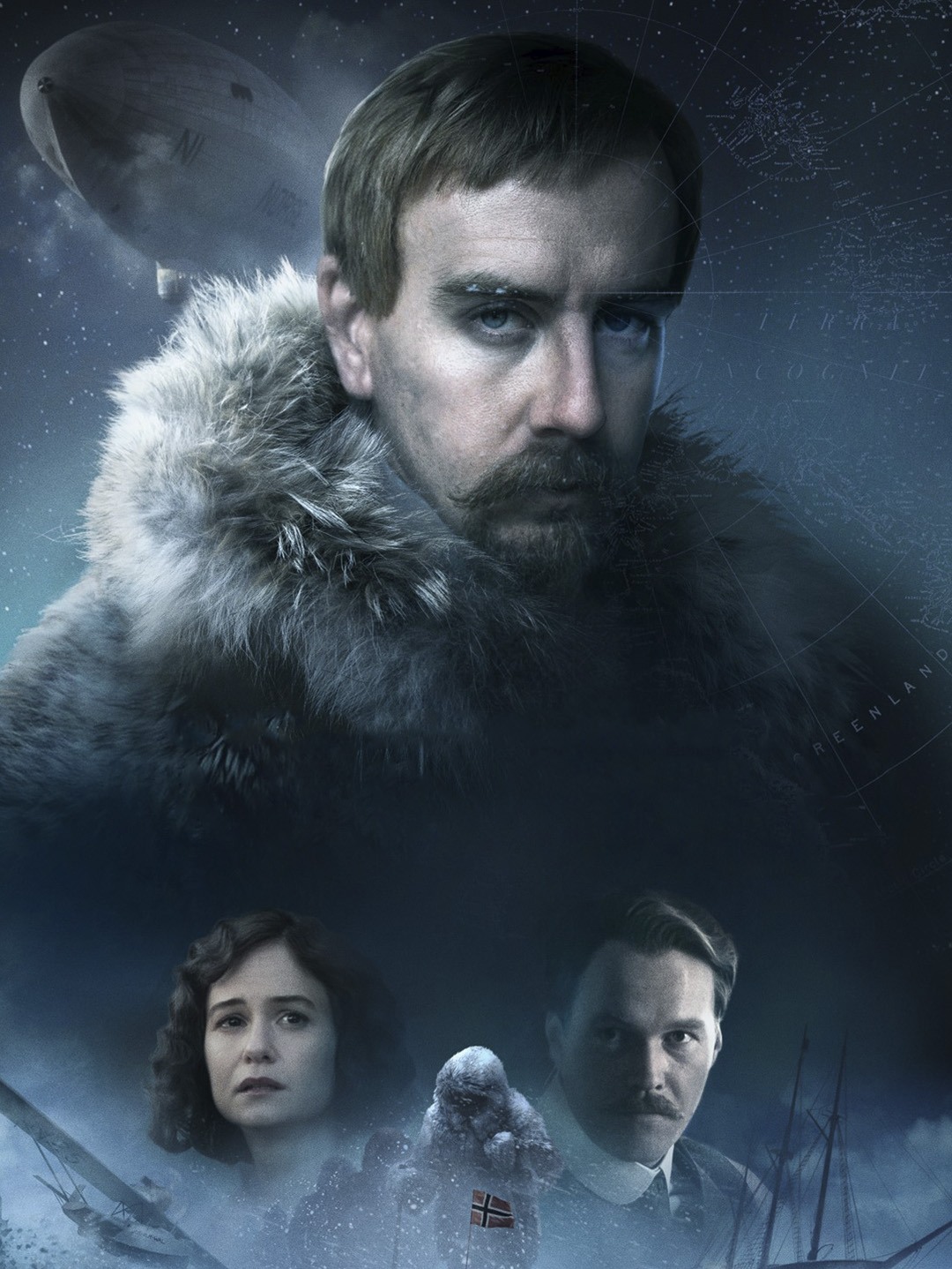 Amundsen - vertikal poster