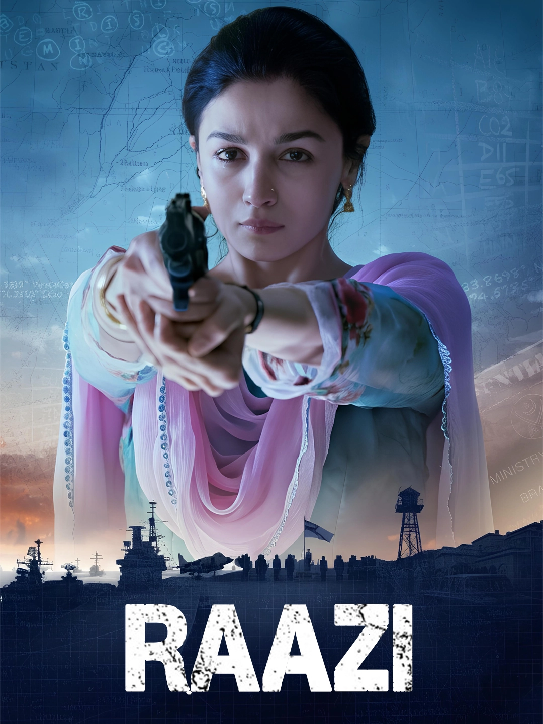 Raazi poster