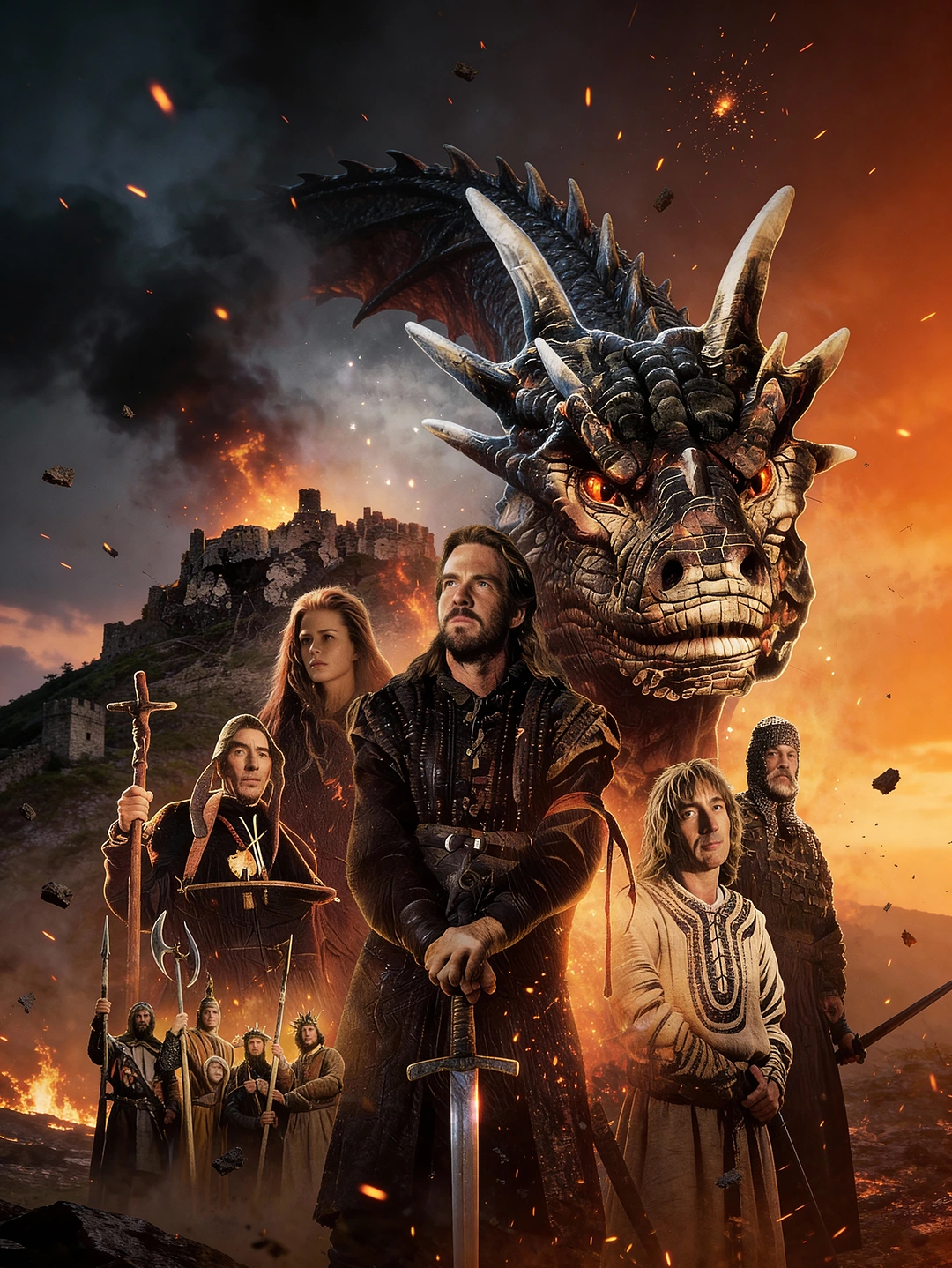 Ajdarho yuragi - vertikal poster