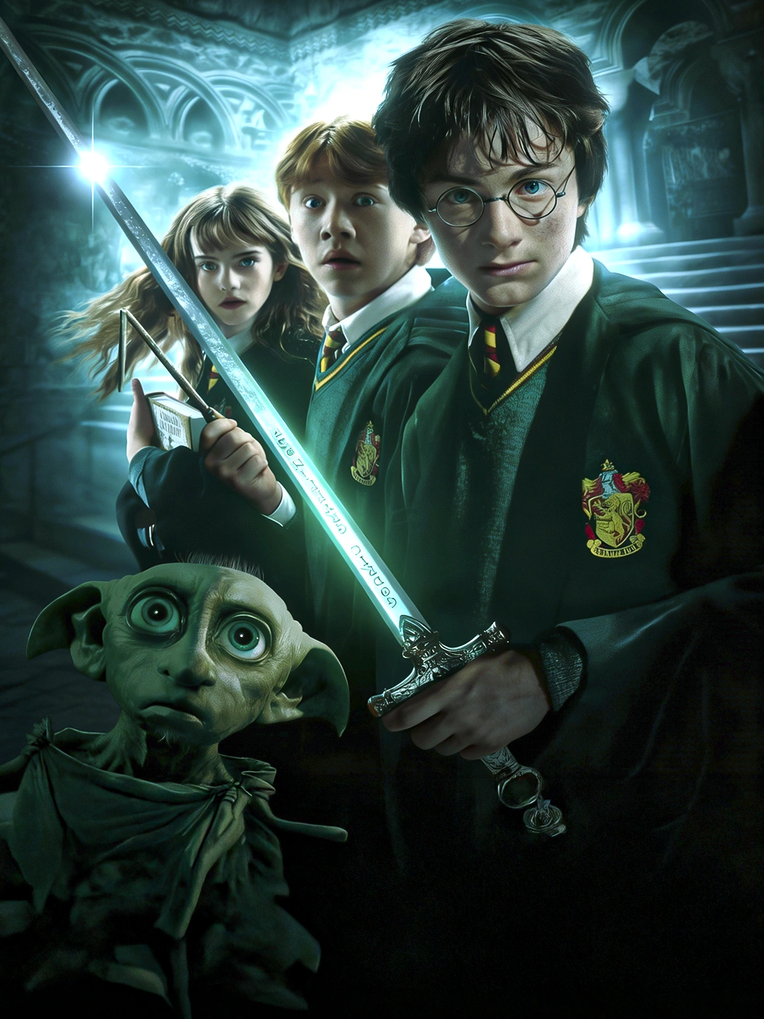 Garri Potter 2 Maxfiy xona - vertikal poster