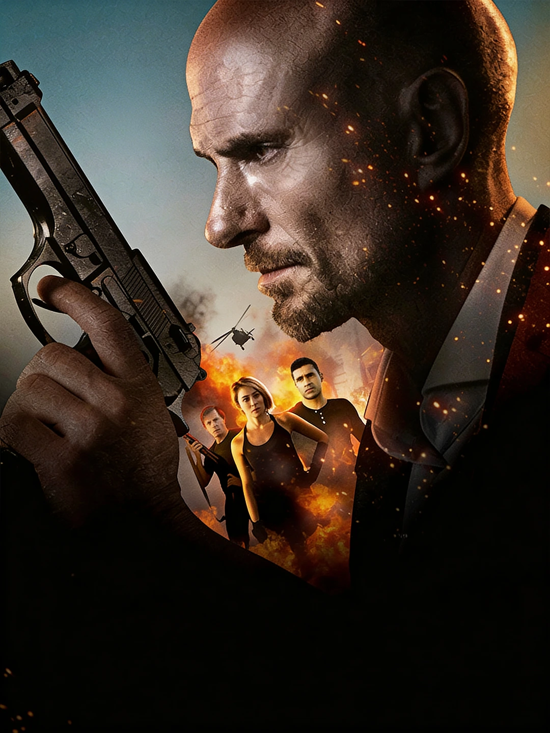 Qasos o'ti - vertikal poster