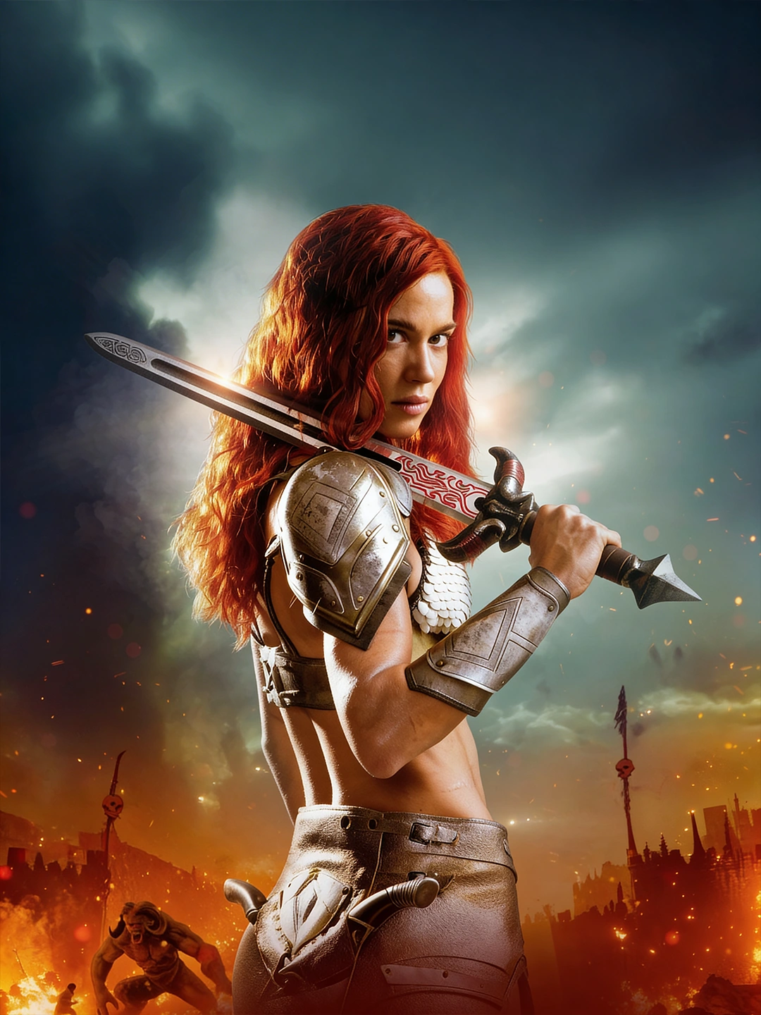 Qizilsoch Sonya - vertikal poster