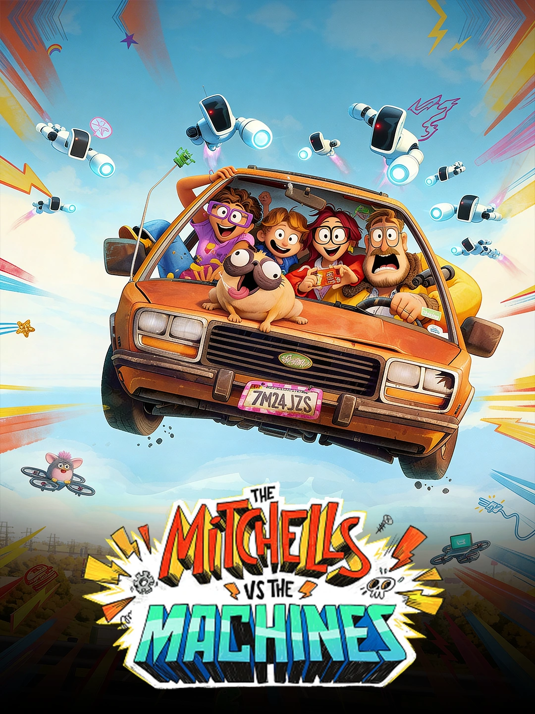 The Mitchells vs the Machines poster