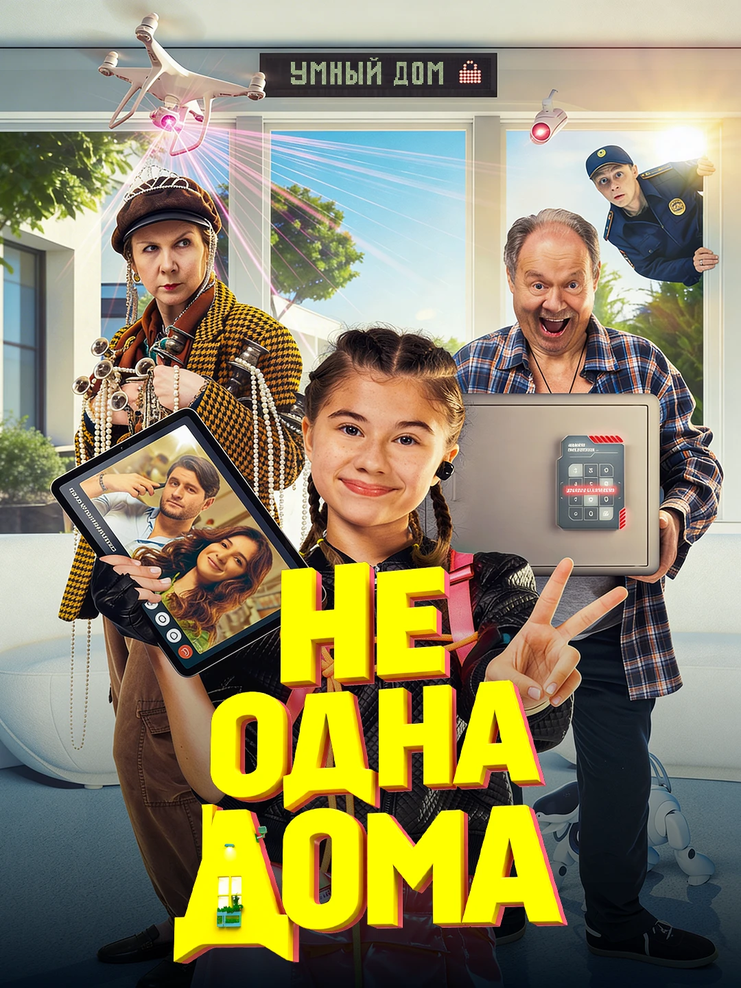 Не одна дома poster