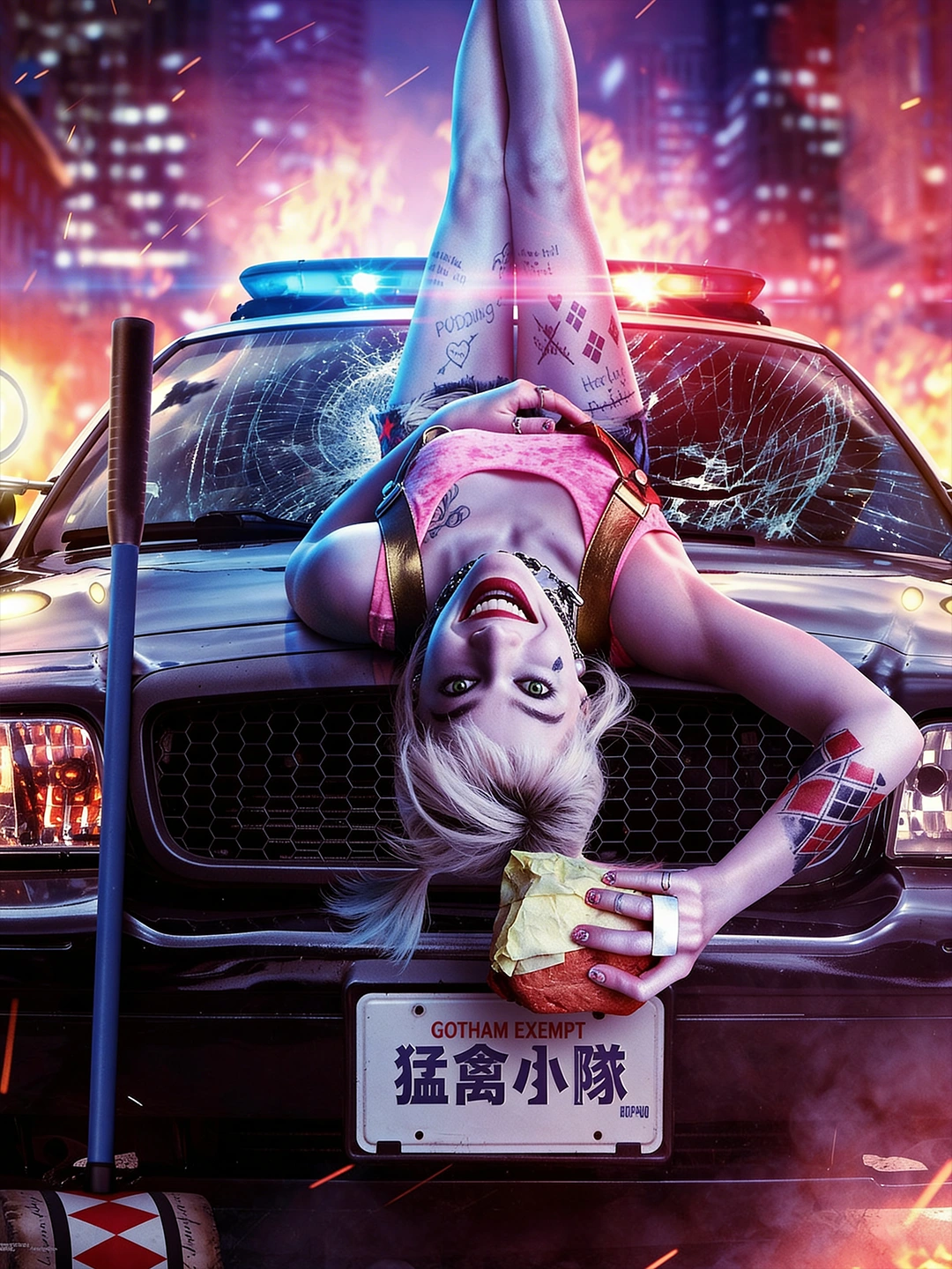 Yirtqich qushlar: Harley Quinnning ajoyib hikoyasi - vertikal poster