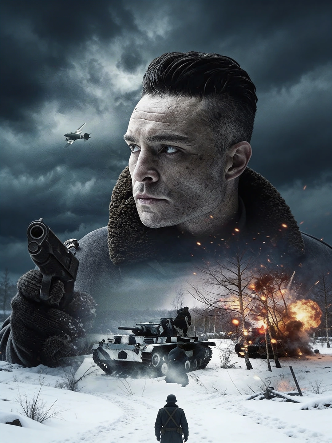Dushman ortida - vertikal poster
