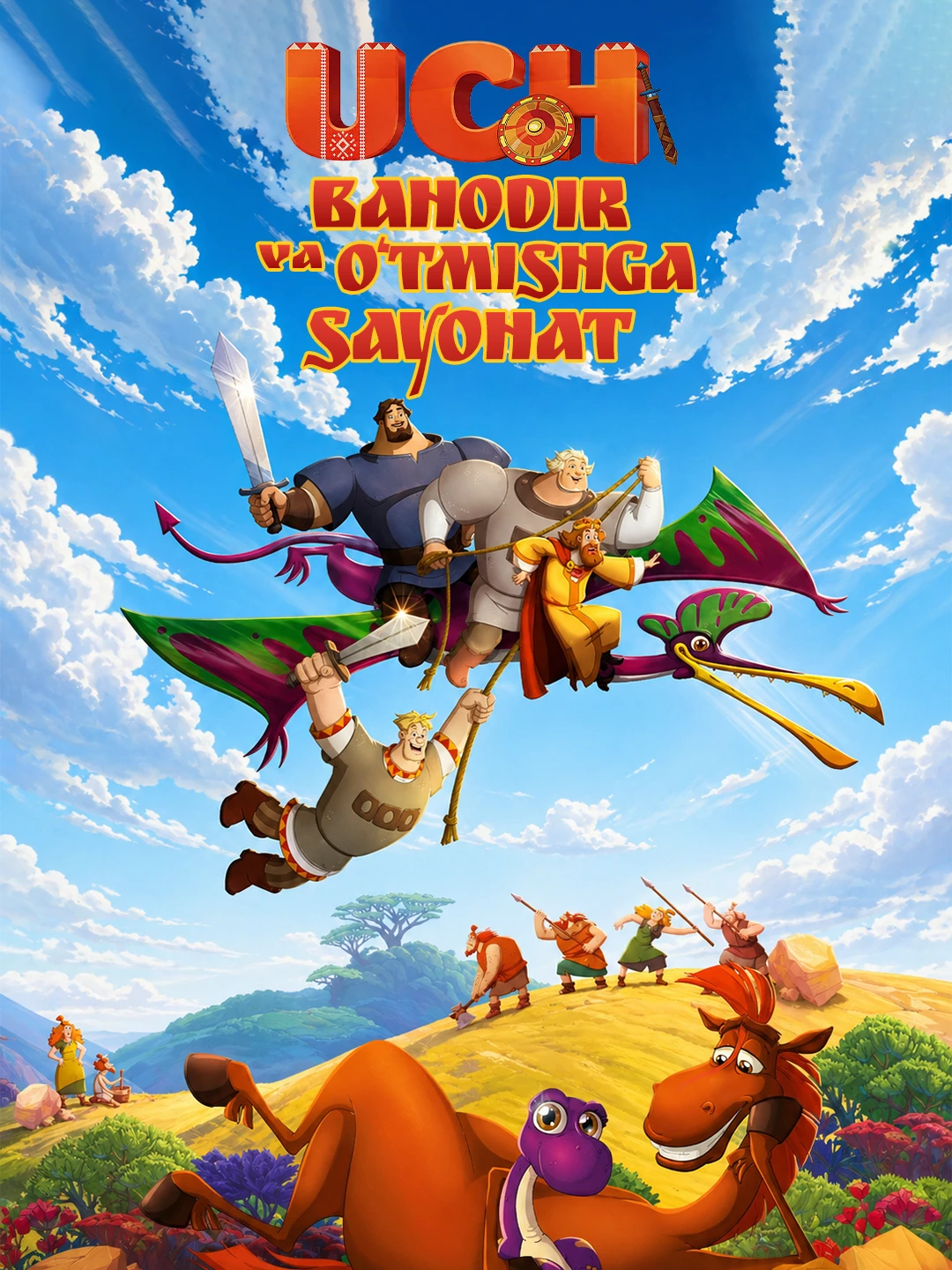 Uch bahodir va o'tmishga sayohat poster