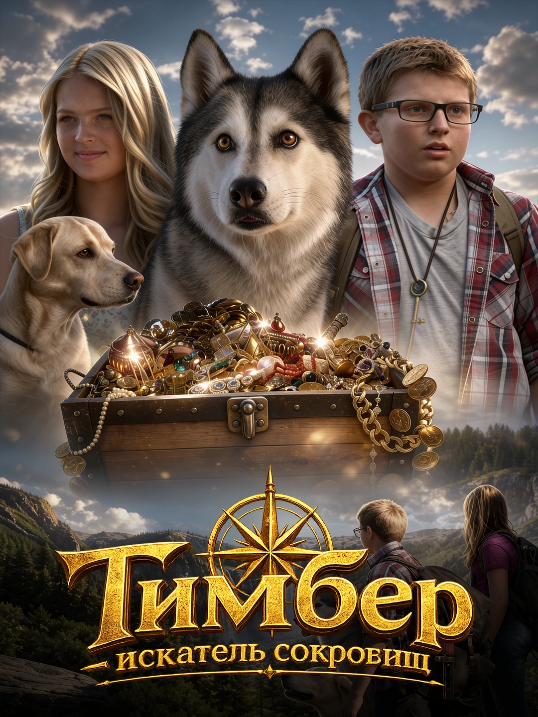 Тимбер -говорящая собака poster