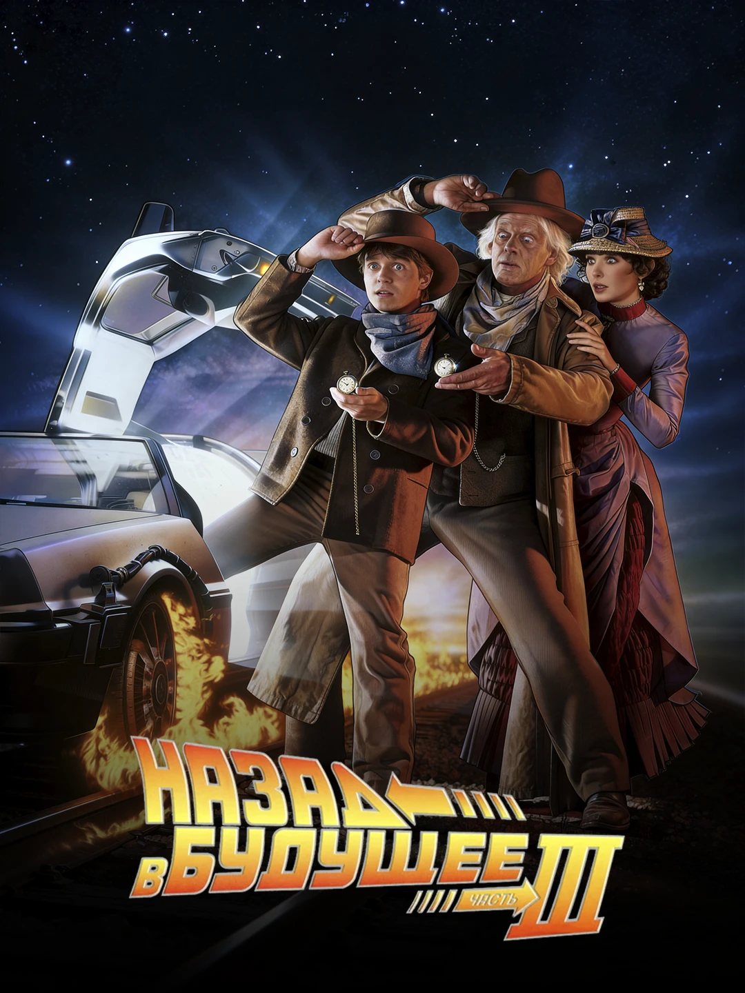 Назад в будущее 3 poster