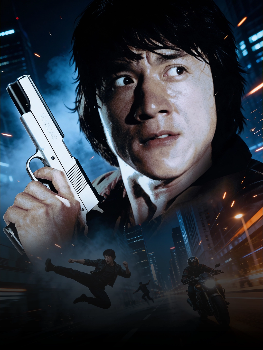 Jackie Chan Ajdarho yuragi - vertikal poster