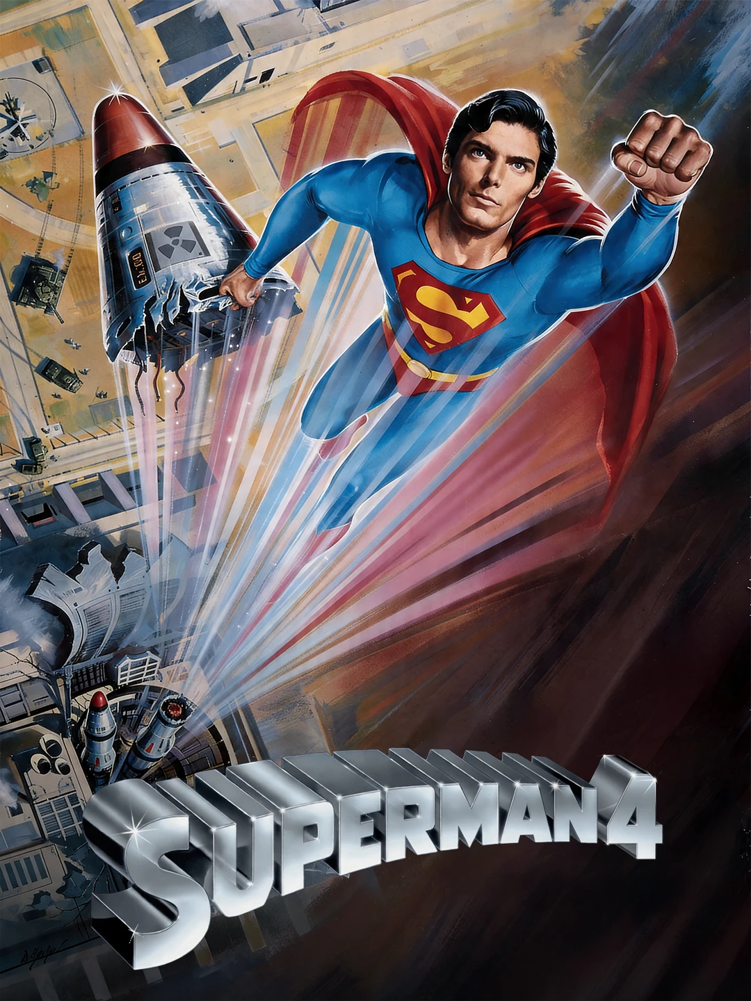 Superman 4 poster