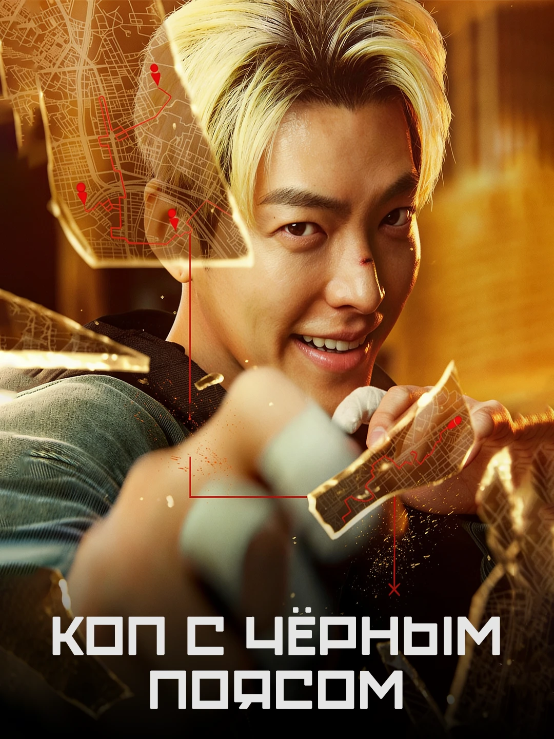 Коп с чёрным поясом poster