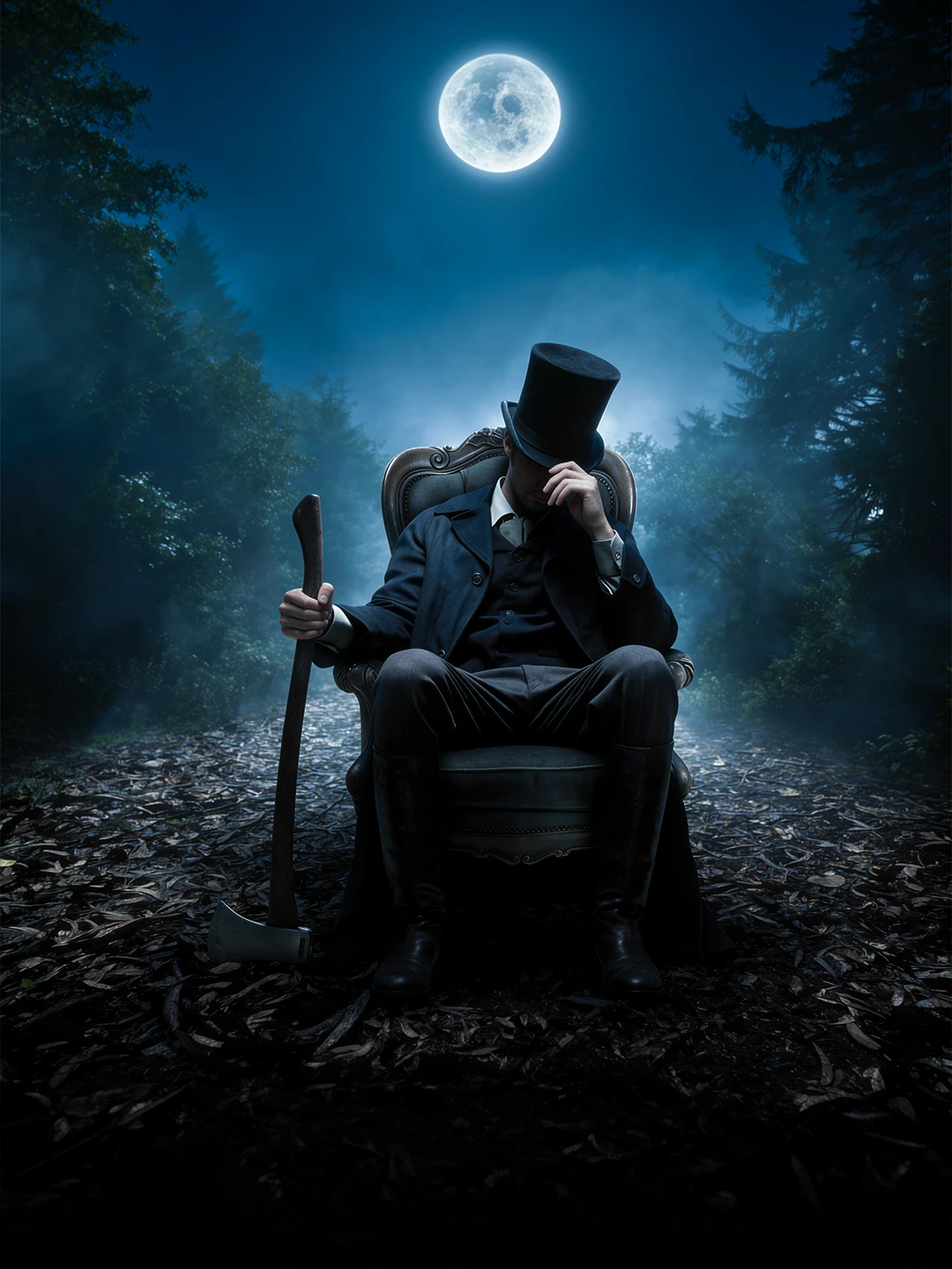 Avraam Linkoln: Vampirlar ovchisi - vertikal poster