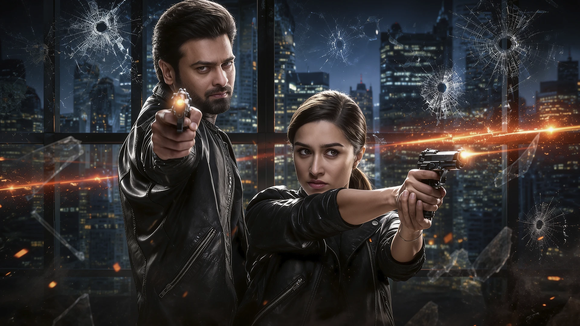 Saaho - gorizontal poster