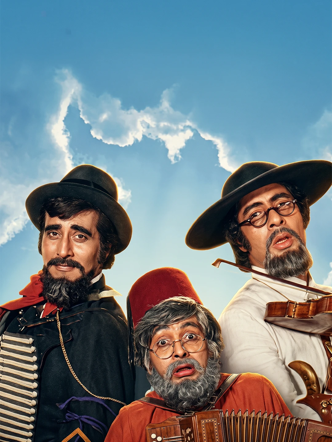 Amar, Akbar, Antoni - vertikal poster