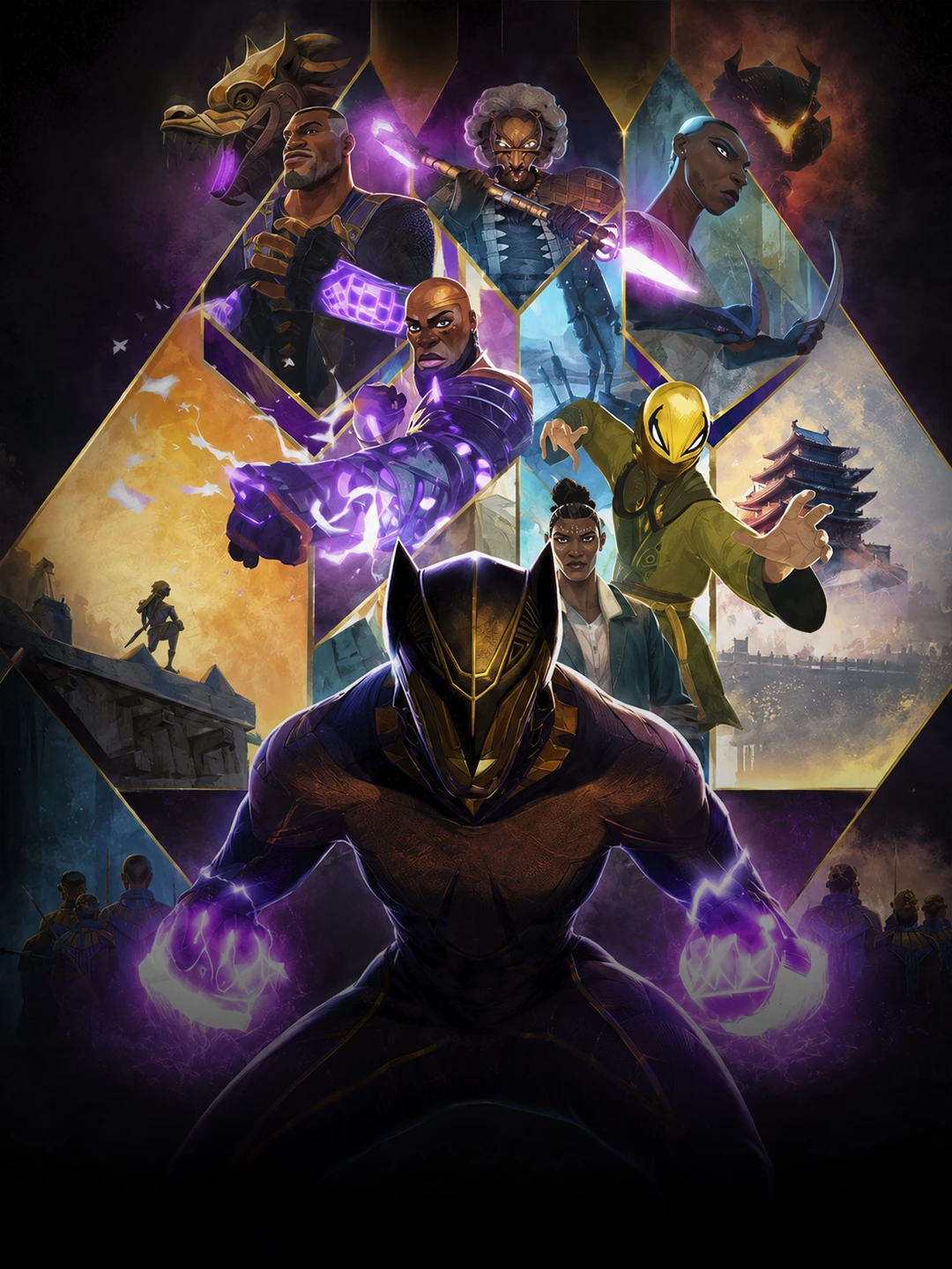 Vakanda ko'zlari - vertikal poster