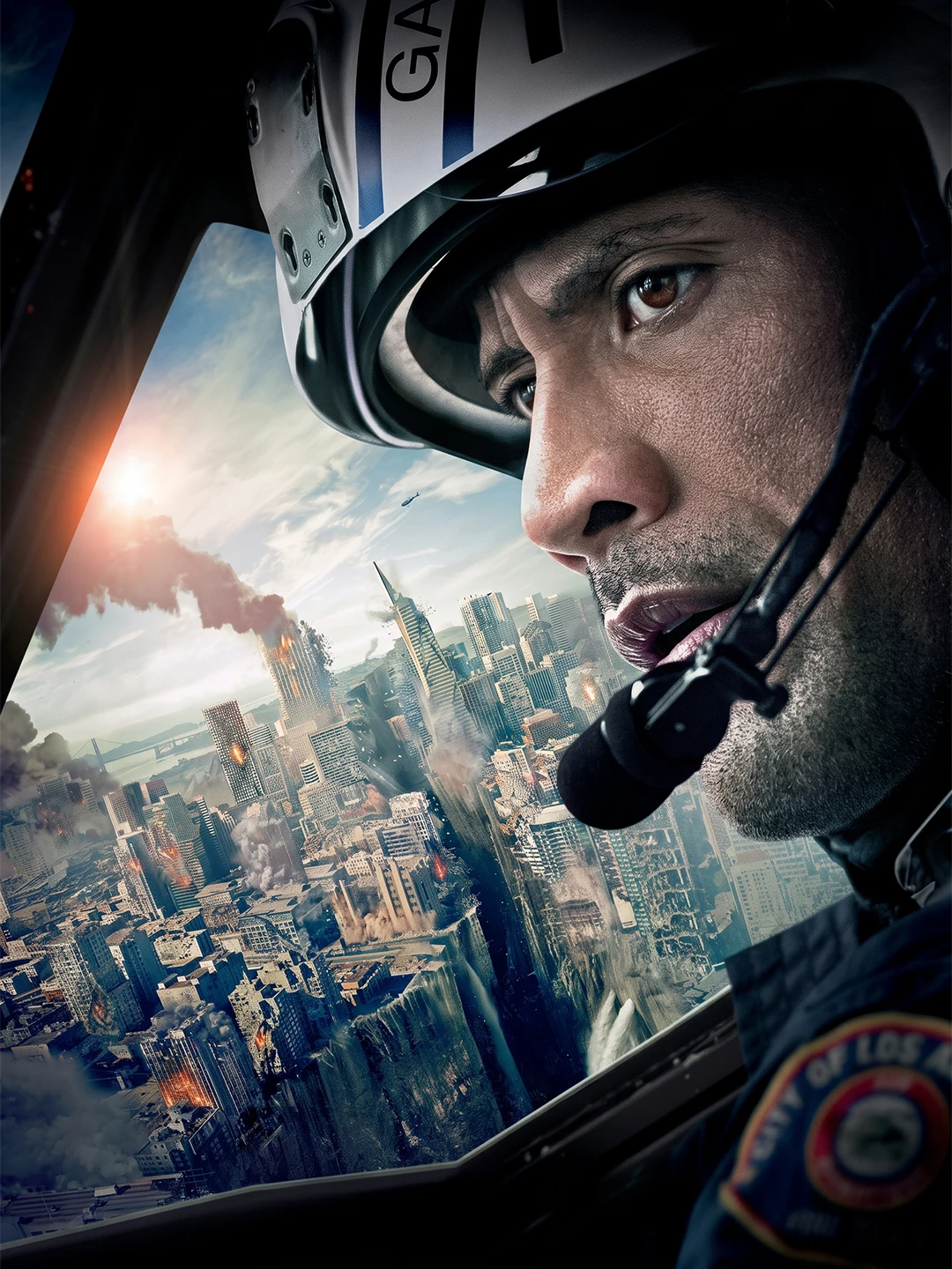 San Andreas zilzilasi - vertikal poster