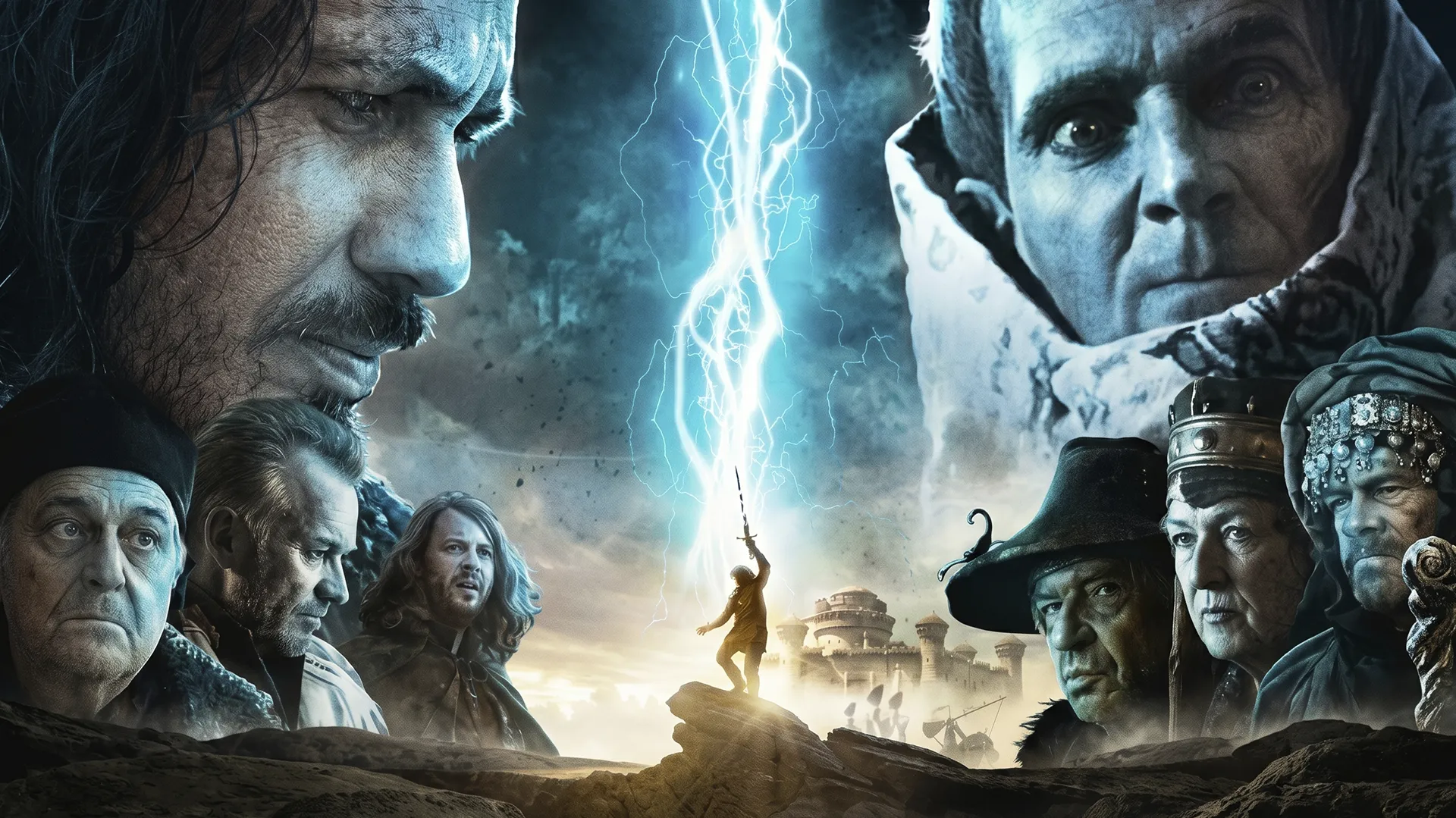 Kamelot qirolining qaytishi - gorizontal poster