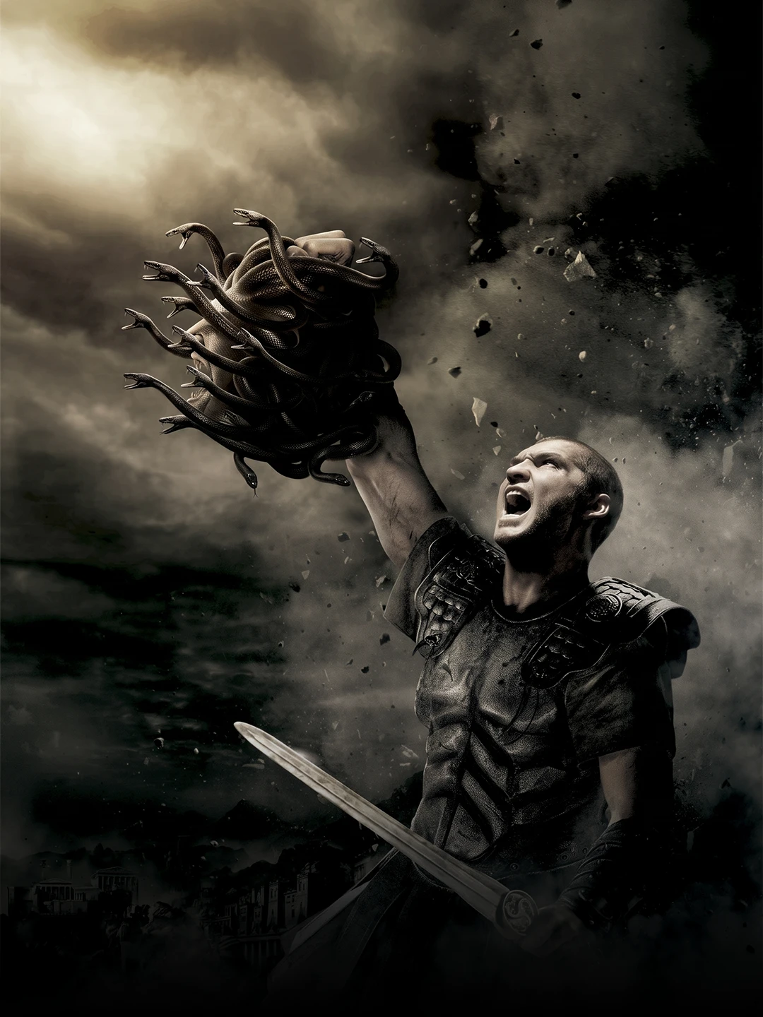Titanlar jangi - vertikal poster